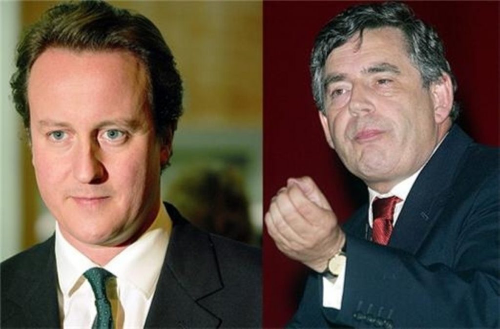 Cameron promises to out-Blair Brown 