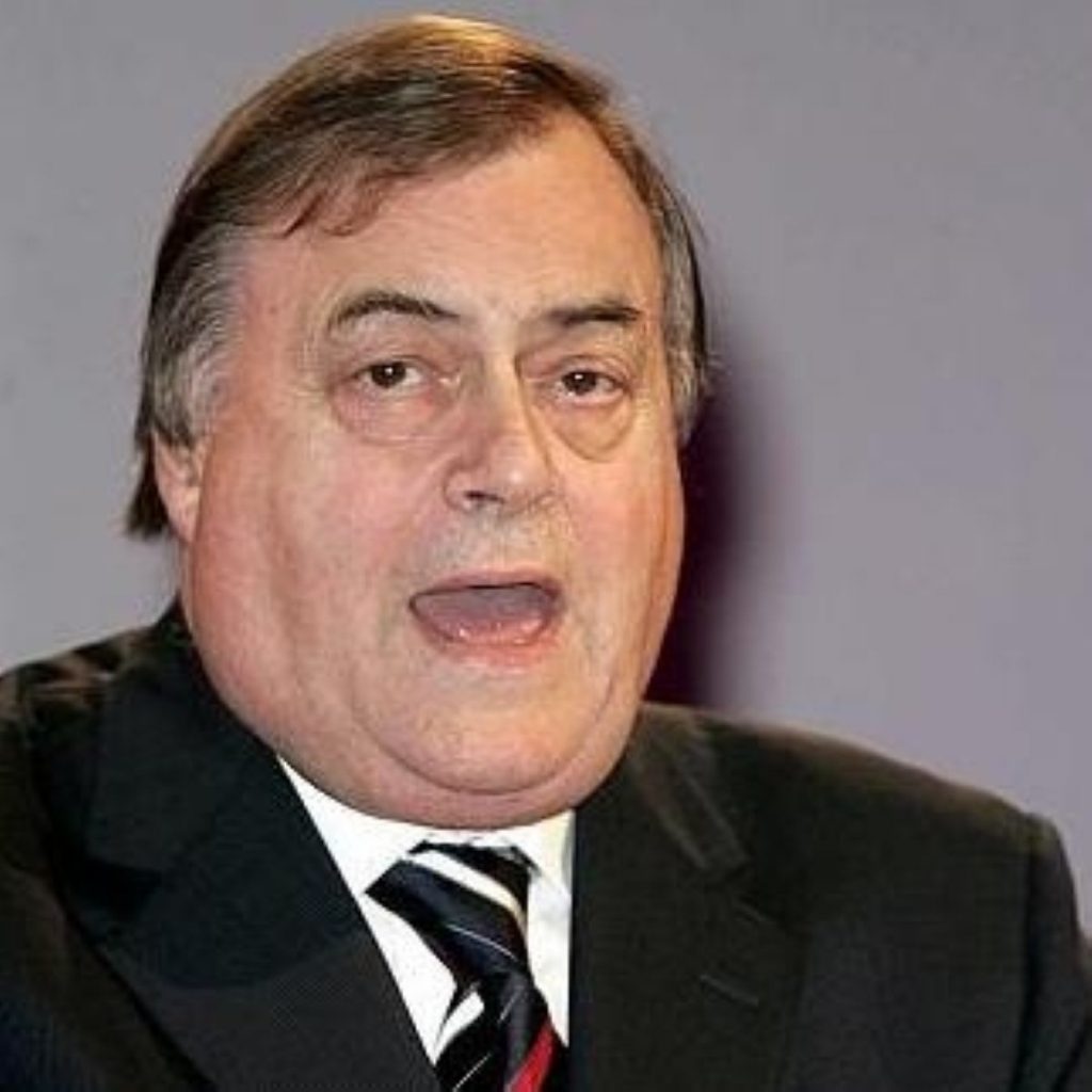 John Prescott said he would not ask a Muslim woman to remove her veil