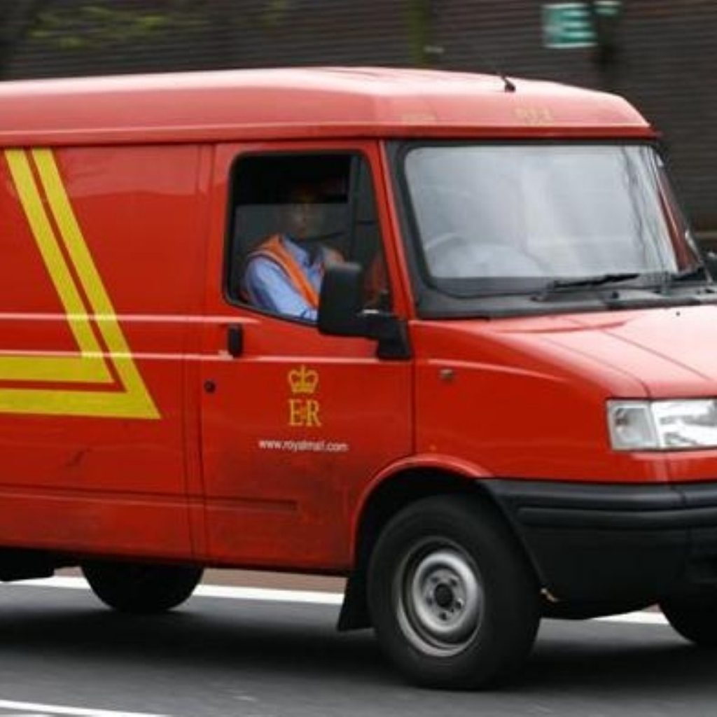 A Royal Mail van