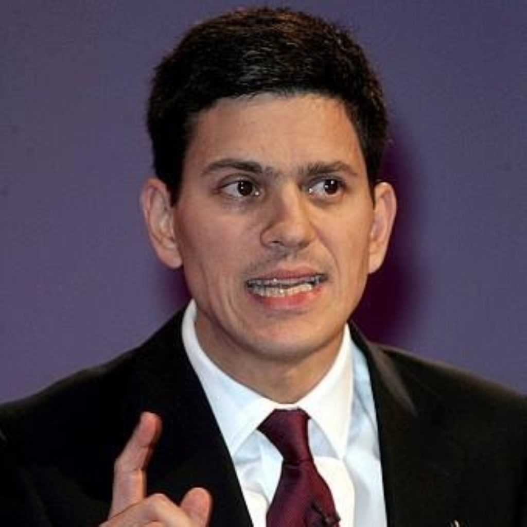 David Miliband proposes carbon credit cards