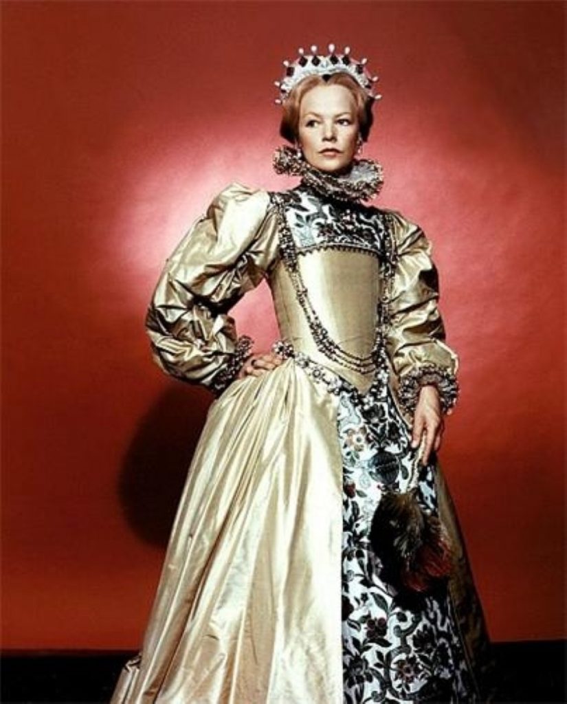 Glenda Jackson as Queen Elizabeth. Her own political career has not been quite so illustrious 