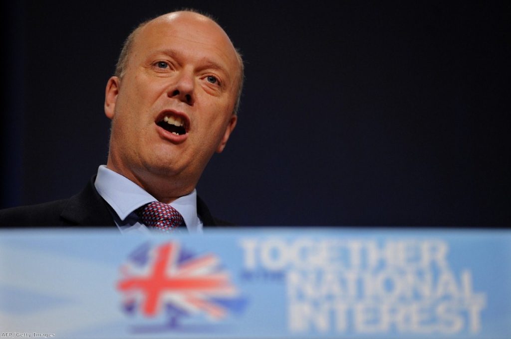 Previous justice secretary Chris Grayling insisted there was no prison crisis 