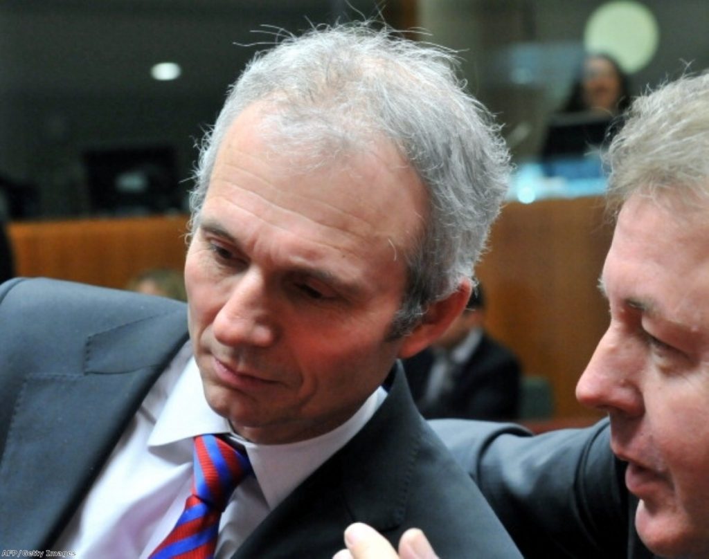 David Lidington in Europe: the minister promised to resign if he does not secure his objectives over HS2 