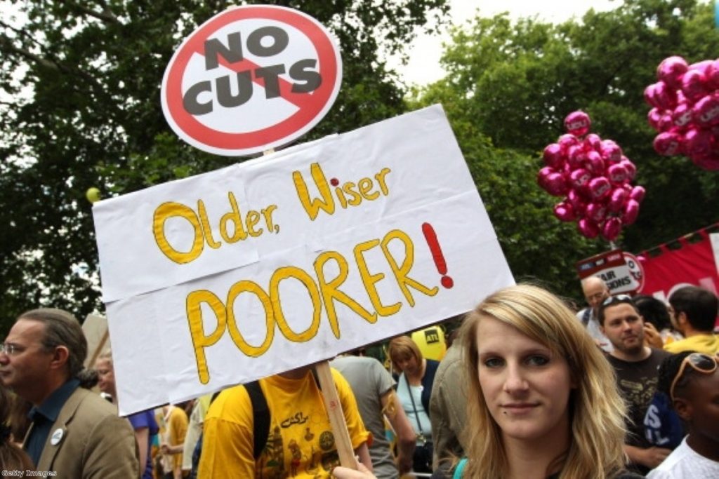 Public sector workers are striking today over their pension arrangements