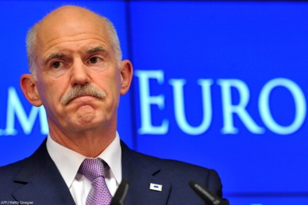 Greek prime minister George Papandreou