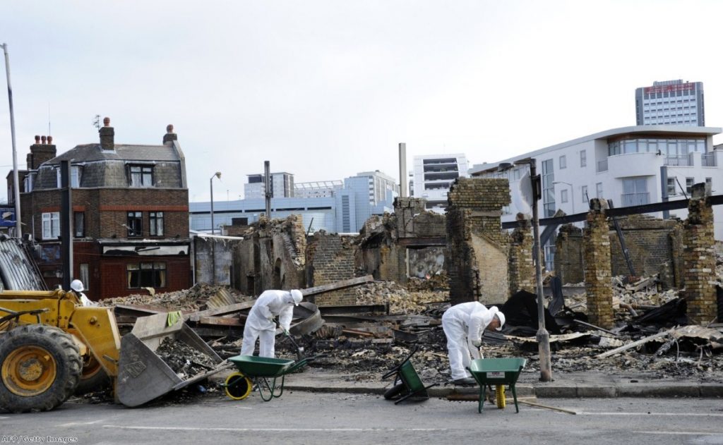 Cleanup underway after last week's riots