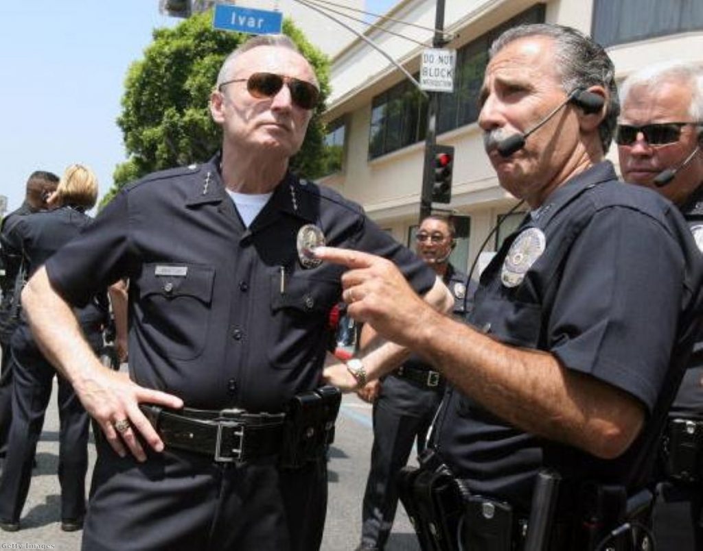 Bill Bratton (l) has admitted interest in the UK's top police job