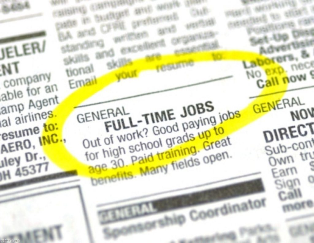 Full-time employment is on the rise, but long term unemployment is still an issue.