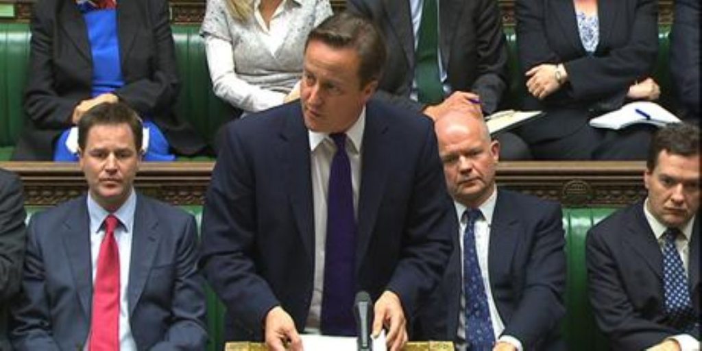 Cameron & Miliband faced of on Wednesday