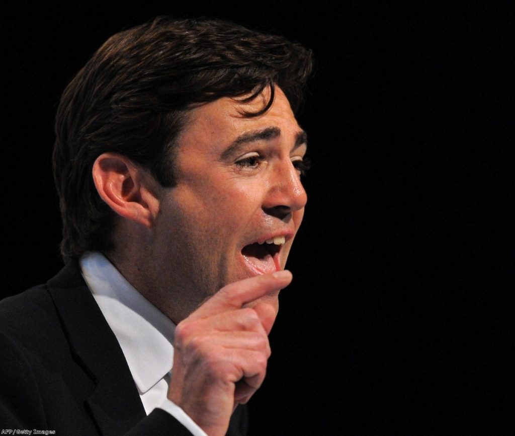 Burnham: "It is time for all parties to put the NHS first and put their traditional loyalties to one side." 