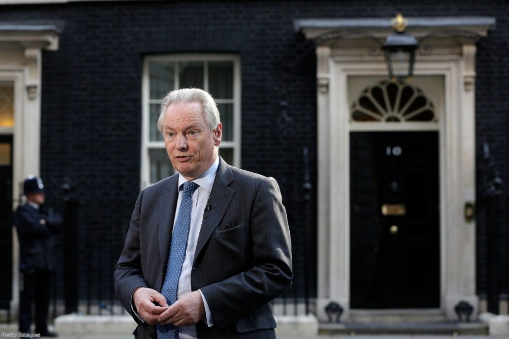 Francis Maude, looking especially fazed, earlier in the week