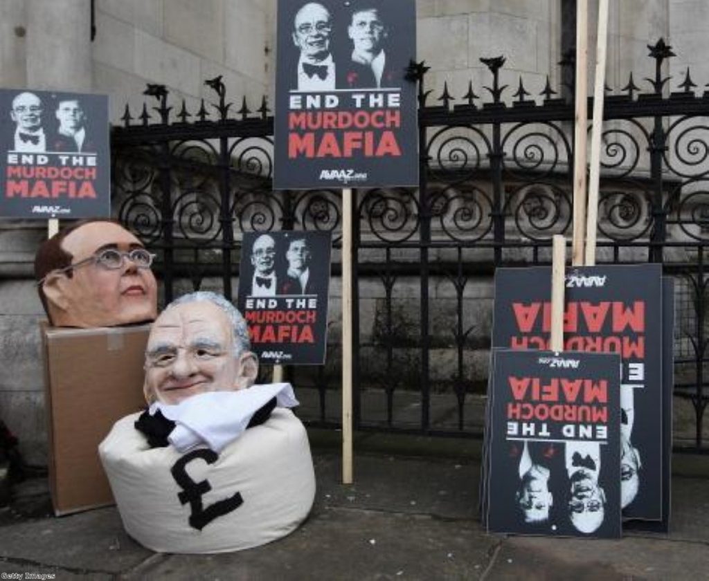 Protesters from the campaign group 