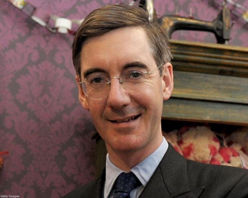 Jacob Rees-Mogg is well liked in parliament but was trying to limit damage to his reputation last night 