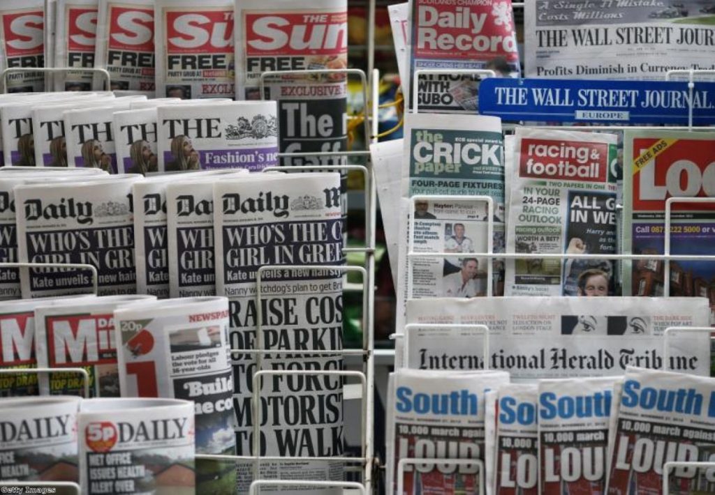 The British press await the findings of Lord Justice Leveson