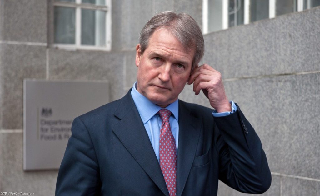 Owen Paterson did a tour of media offices yesterday as he tried to get on top of the horse meat scandal.  