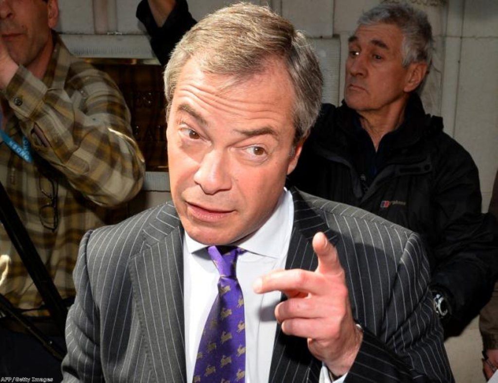 Always the bridesmaid, never the bride: Ukip comes second once again  