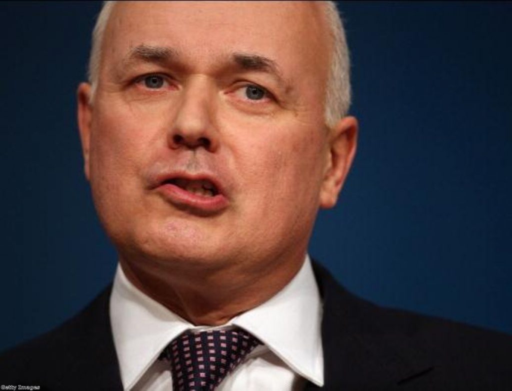 The curse of universal credit? IDS tries to steer a sinking ship. 