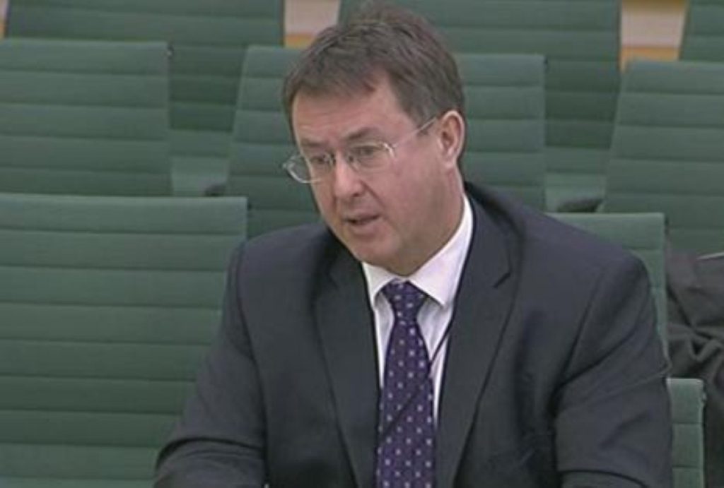 Andrew Wright, Ofgem's interim CEO, answers questions from MPs this morning