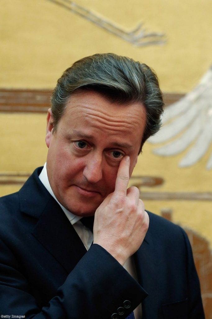 Crying shame? Cameron