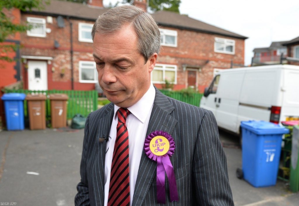 Nigel Farage: Under fire 