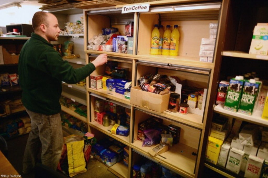 Food banks guilty of "emotionally manipulative publicity-seeking".