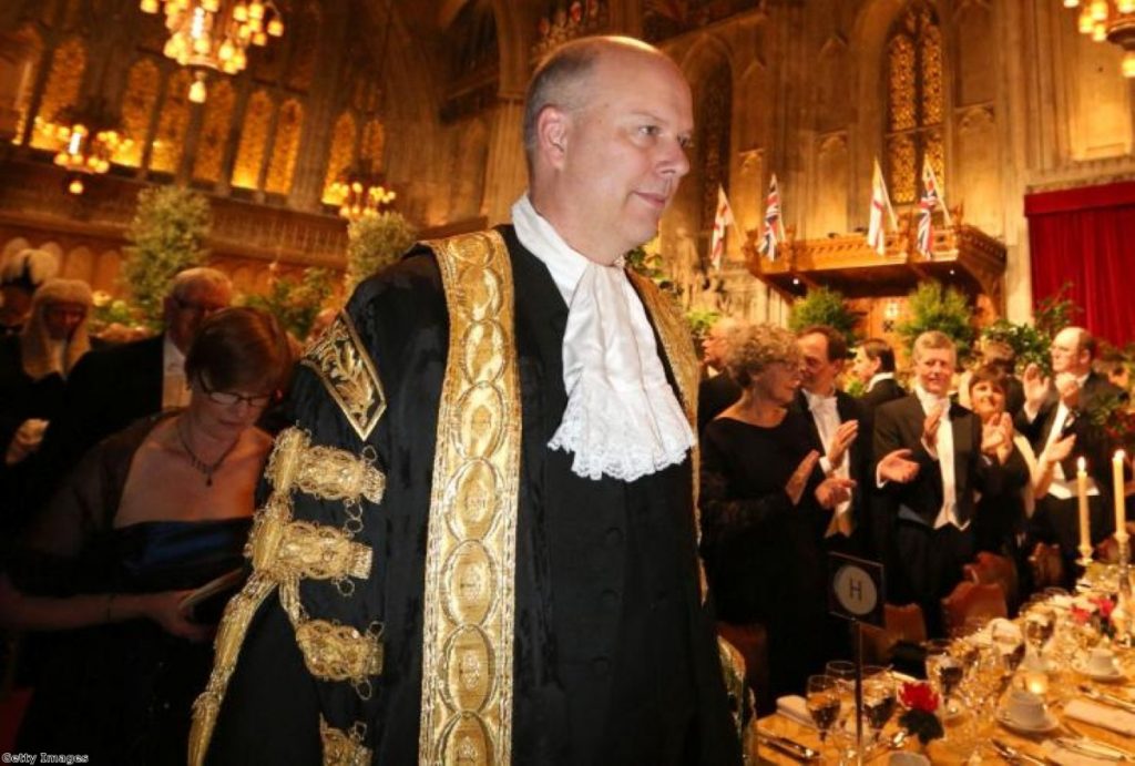 Chris Grayling, the first non-lawyer to take the lord chancellor position for 400 years 