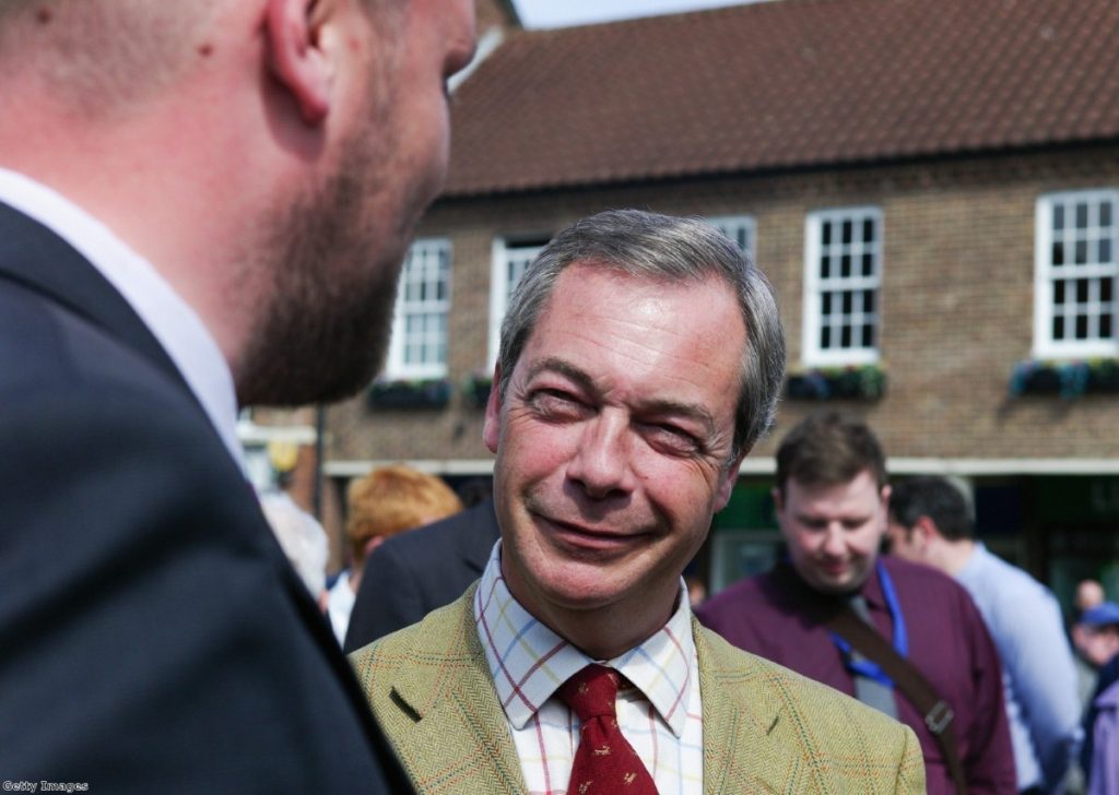 Farage says presence of ethnic minority candidates his 