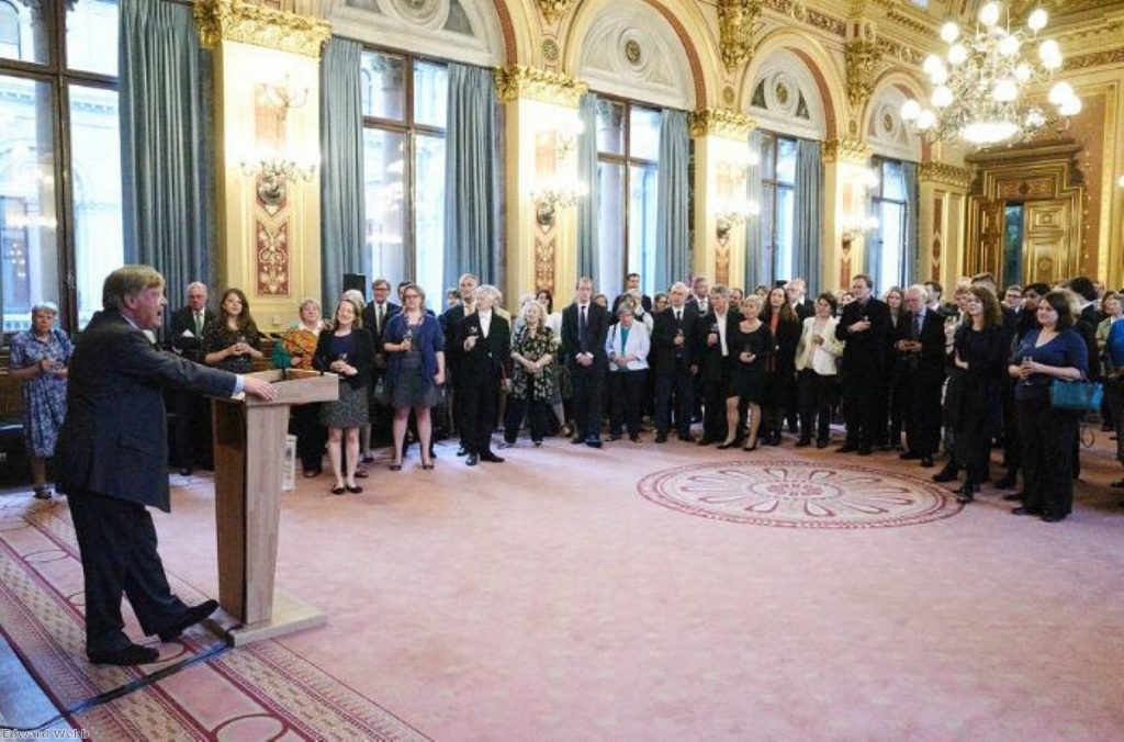 Ken Clarke addressing the Germans: Don't mention the war