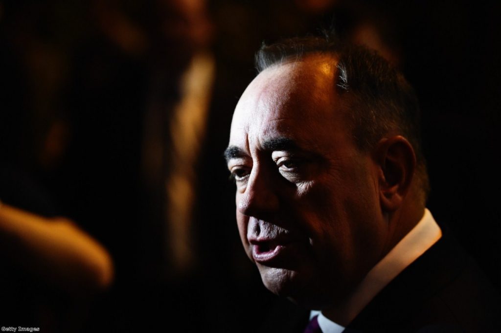 Salmond: First minister may have a spring in his step following new polls  