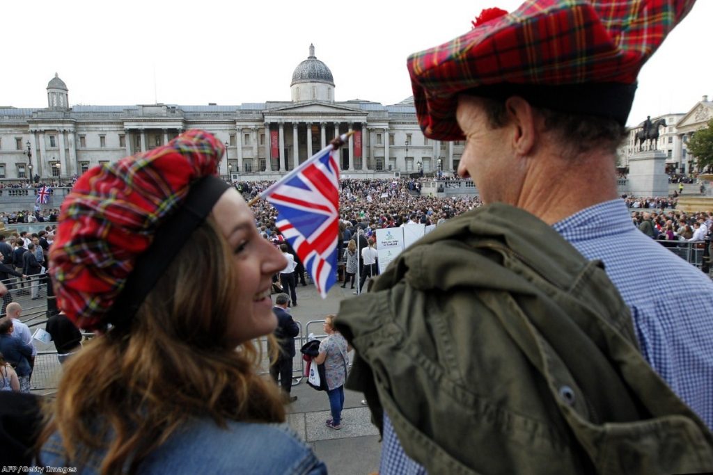 A demo for the union in Trafalgar Square. But is it too little too late? 