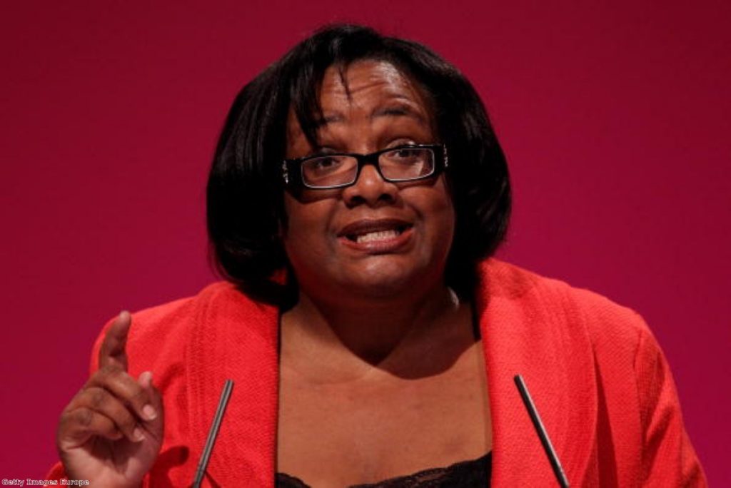 Diane Abbott: "If you want to know what the leader of London looks like, you are looking at me"