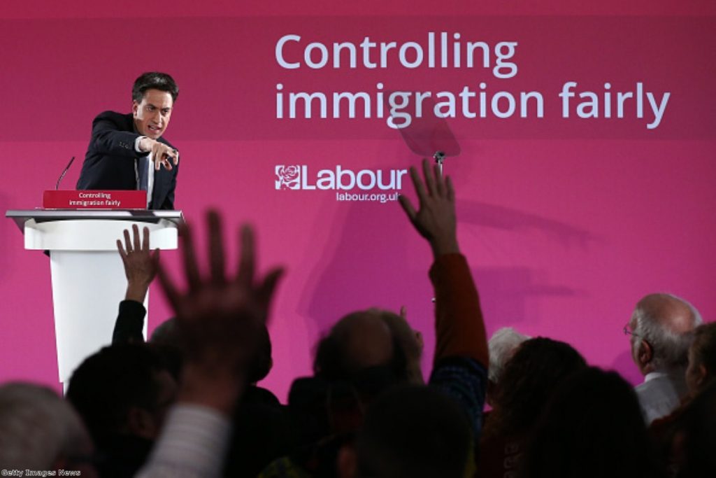 Ed Miliband promises to tackle the exploitation of immigrant Labour 