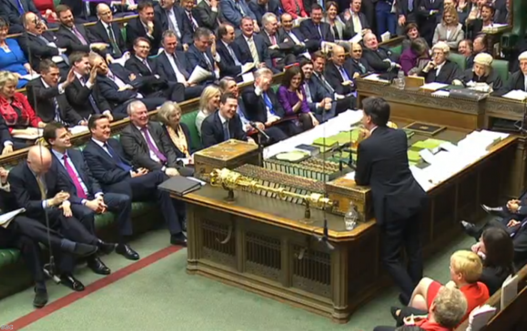 Goodnight sweetheart: Tory MPs wave farewell to Miliband 