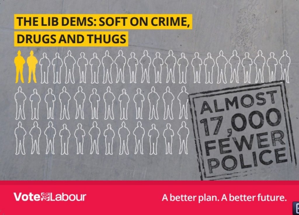 Labour leaflet attacks Lib Dem drug policy 