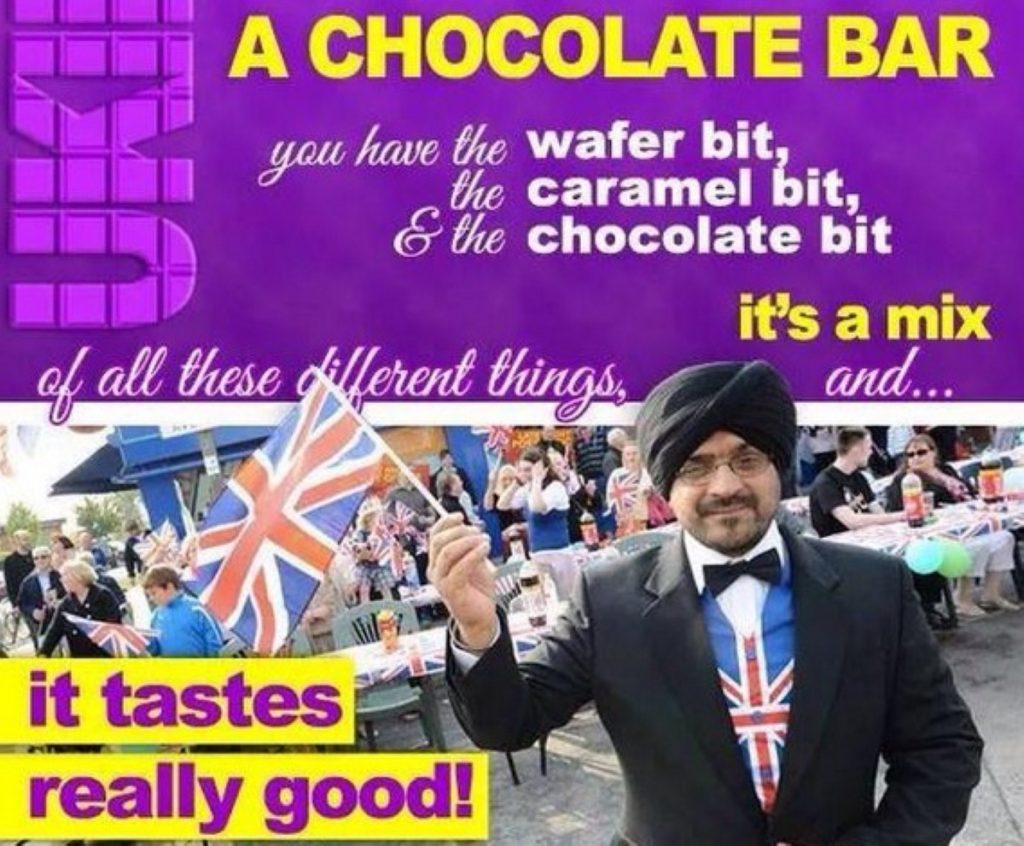 Elaborate chocolate metaphor + Ukip candidate = Bafflement 