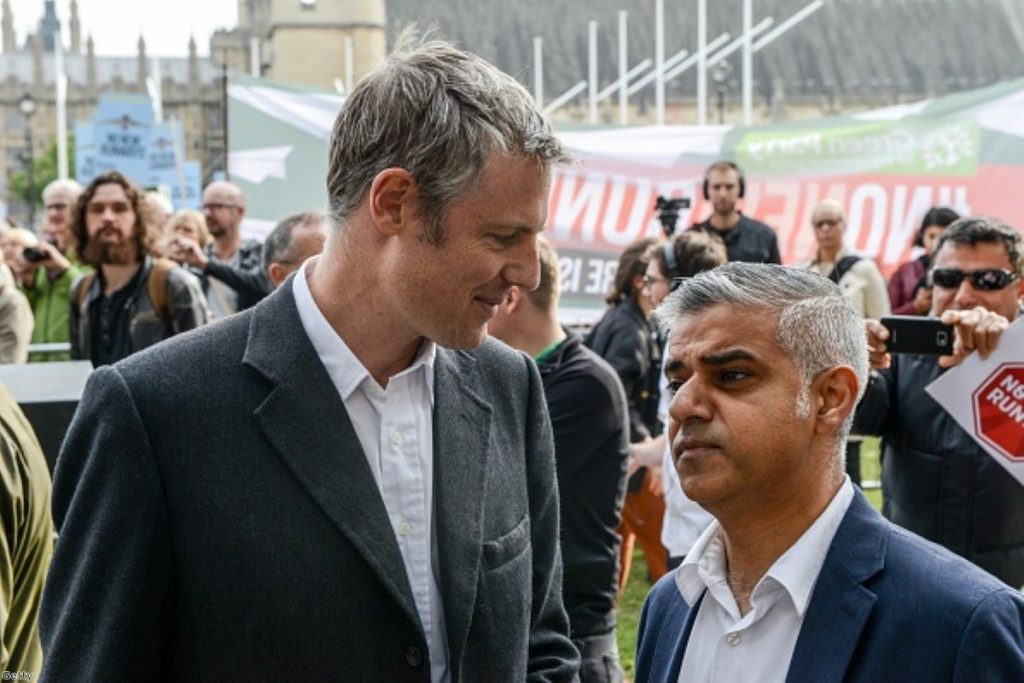 Zac Goldsmith and Sadiq Khan: Gloves come off