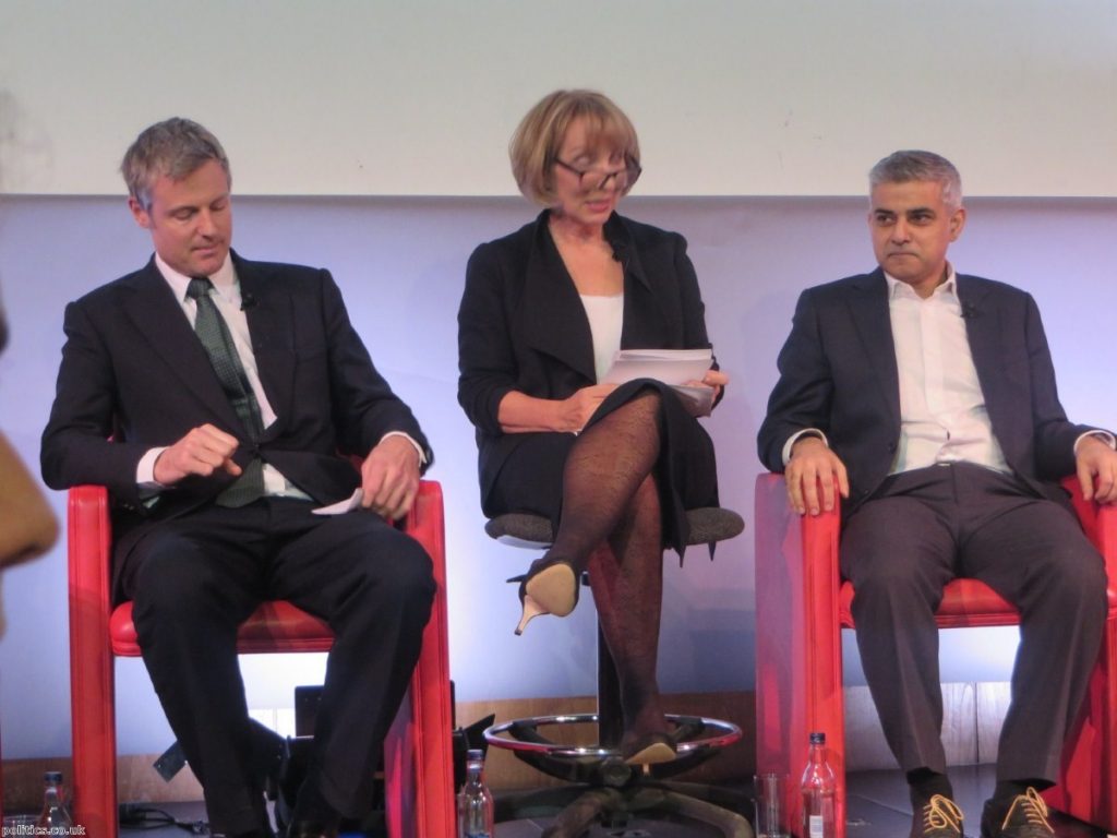 Yvette Cooper has accused the Tory candidate for mayor of London Zac Goldsmith of running a 'racist' campaign