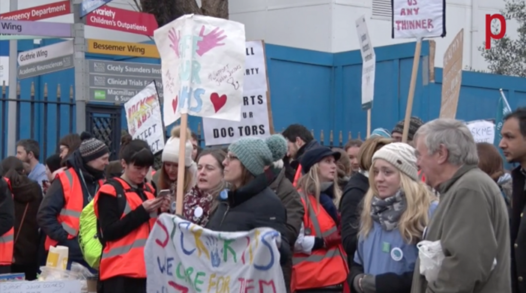 Junior Doctors on Strike in London