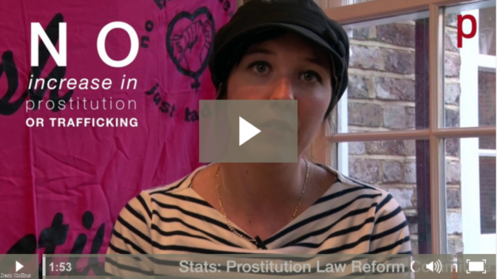 Campaigners from the English Collective of Prostitutes argue for full decriminalisation 