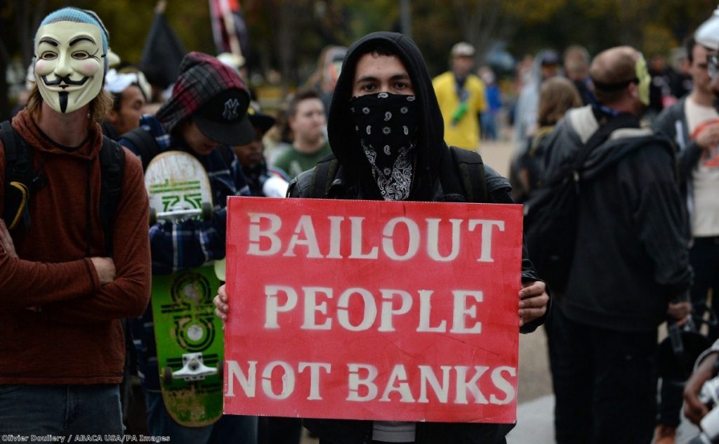 "Our rulers also handed our banking system to people who could neither value or even understand it – and then made us pay when it crashed"