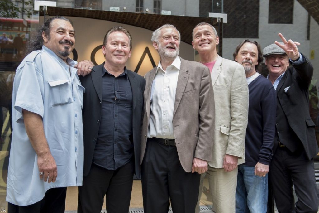 Jeremy Corbyn endorsed by popular 1980s reggae combo UB40 