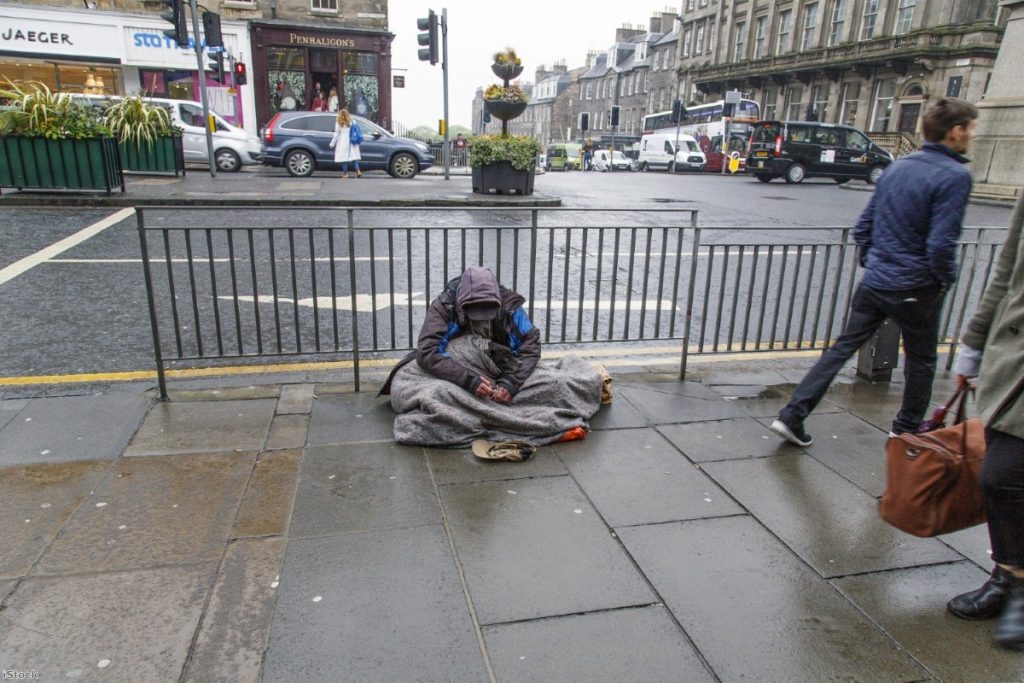 "A recent report from the Public Accounts Committee found that there were now around 9,000 people sleeping rough and 78,000 families stuck in temporary accommodation" 