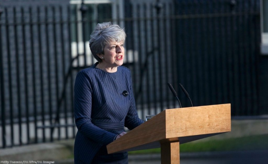 Theresa May has announced that an early election is to take place on the 8th June