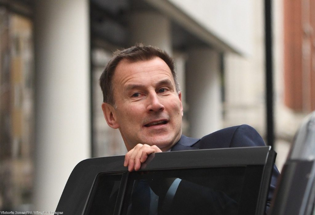 Hunt is planning to lay a raft of secondary legislation - which doesn