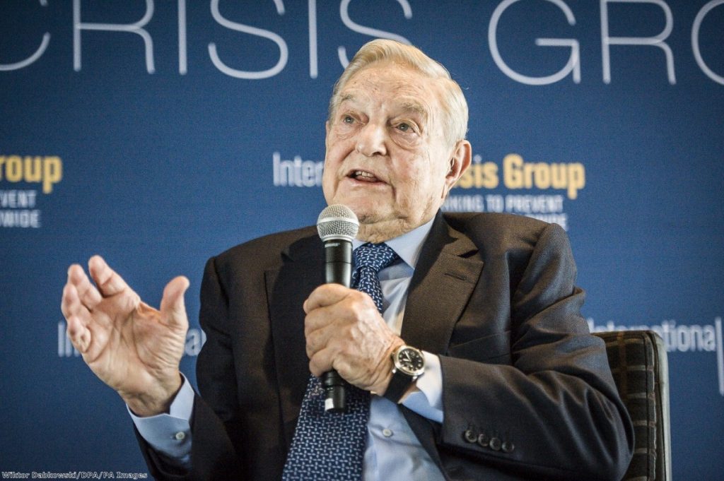 "The ferocious focus on George Soros in the British press this week felt alien"