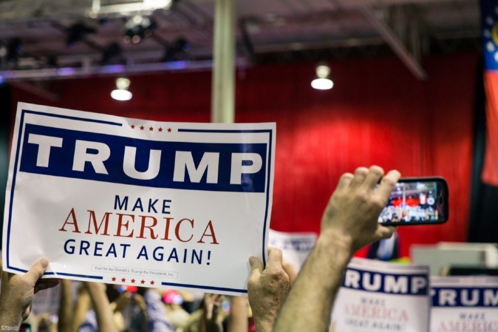 Donald Trump's election slogan. | Copyright: iStock