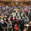 SNP MPs walk out of the House of Commons during PMQs after Ian Blackford was kicked out of sittings on June 13, 2018. | Copyright: PA