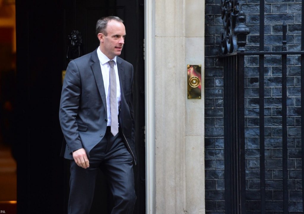 Dominic Raab: Talks on Sunday fall apart amid danger signs for negotiations 