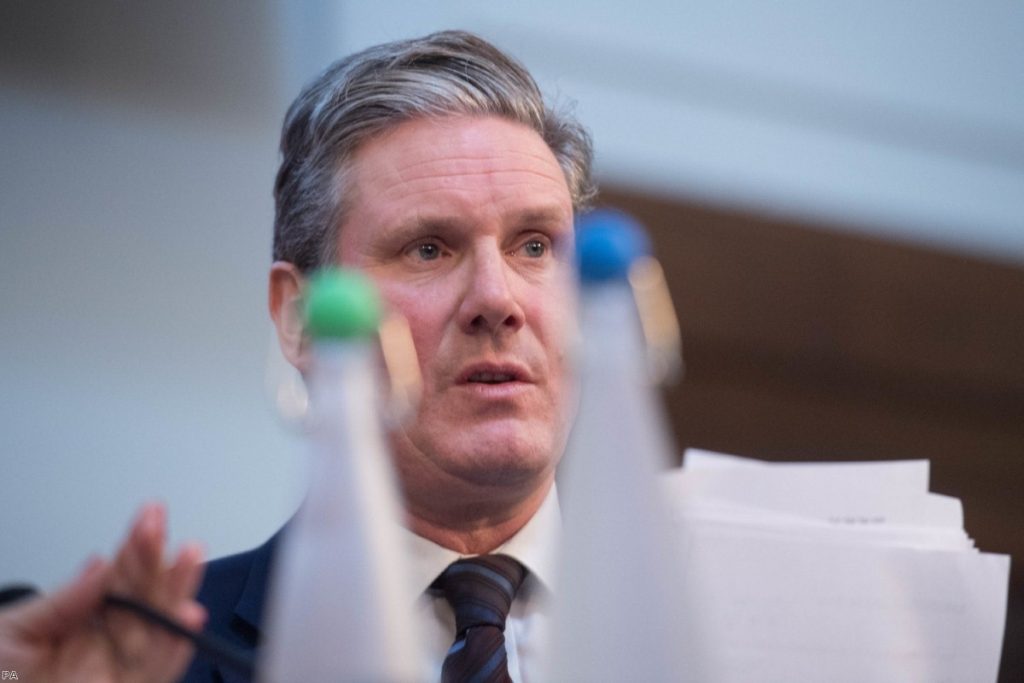 Starmer is shifting Labour policy in a more moderate direction 