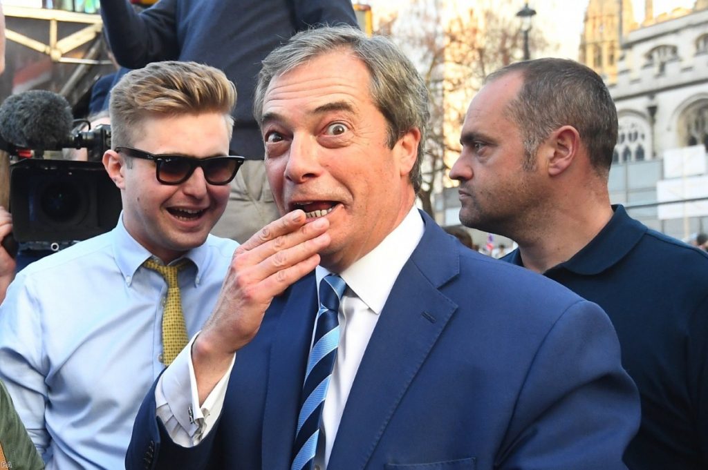 Farage has come out strong in the campaign but he faces an uphill battle getting his vote out. 